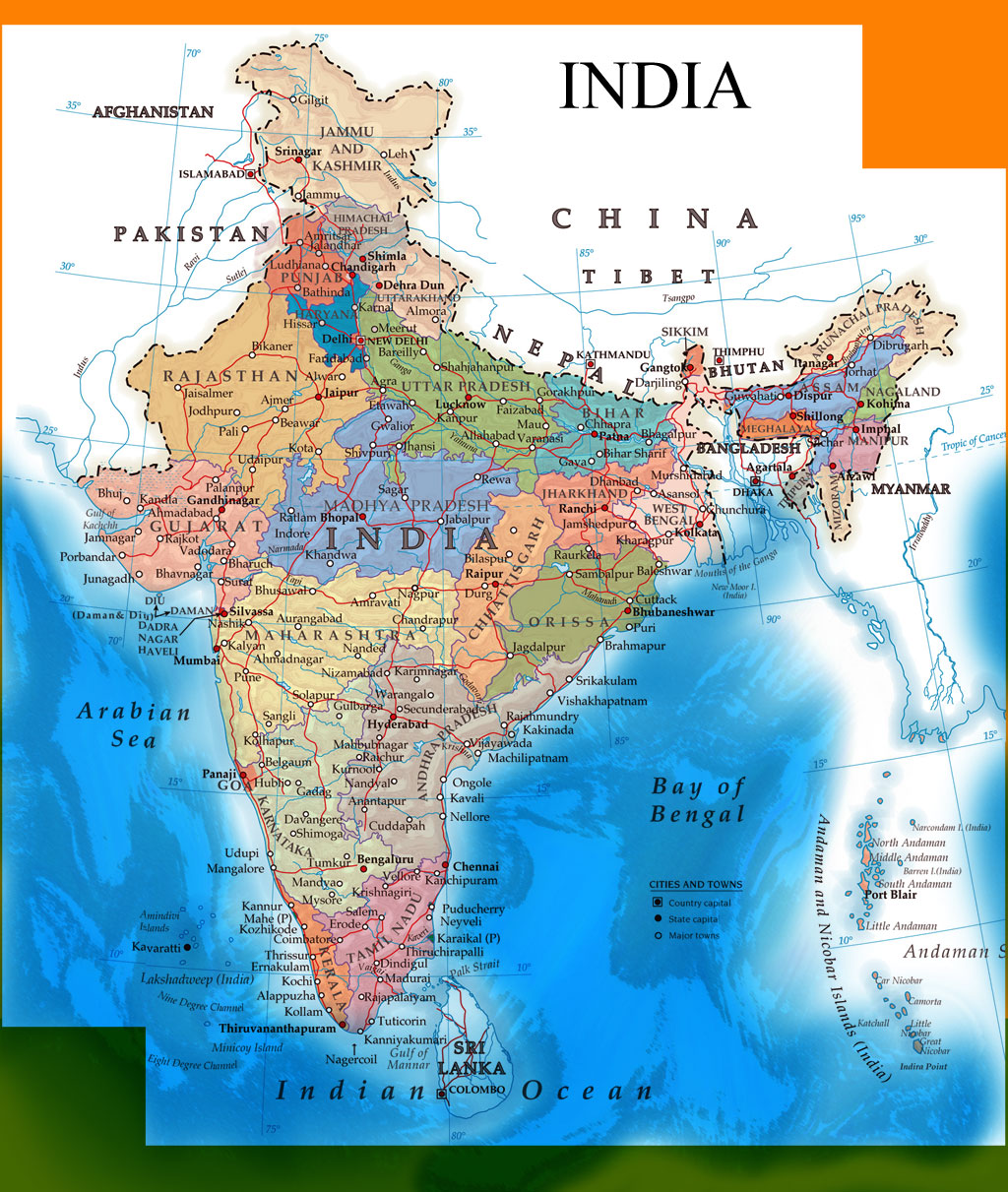 India map highlighting IRA Globe's nationwide reach